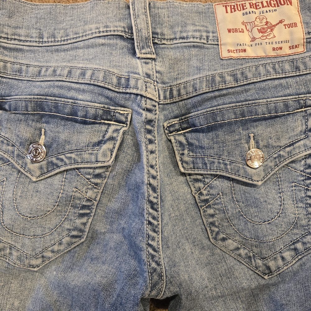 women's True Religion Ricky relaxed straight jeans in a size 28 - Picture 4 of 5